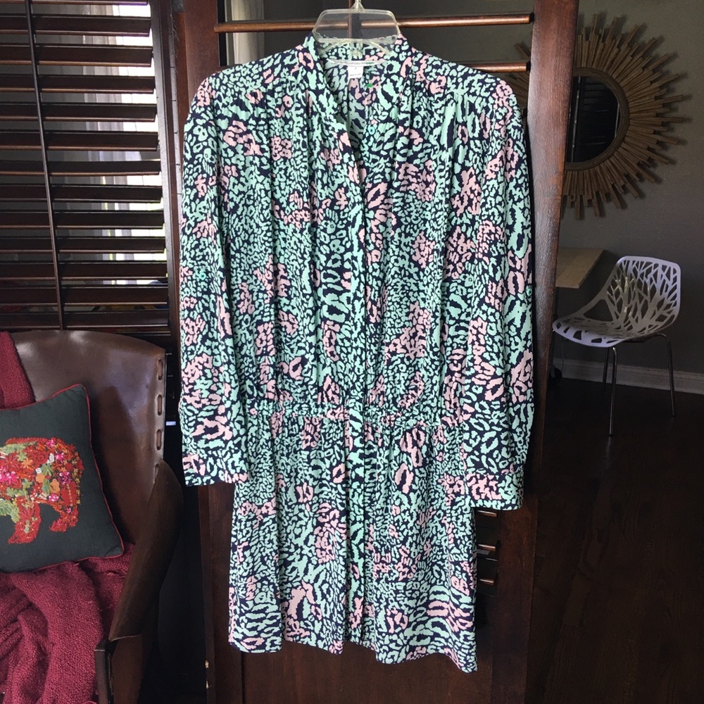 Diane Von Furstenberg Shirt Dress Size 2 NWOT